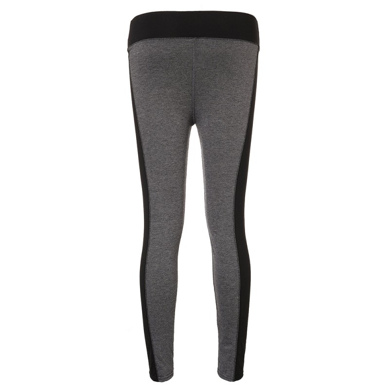 Sport Casual Gray Patchwork Low Waist Women Yoga Leggings Pants