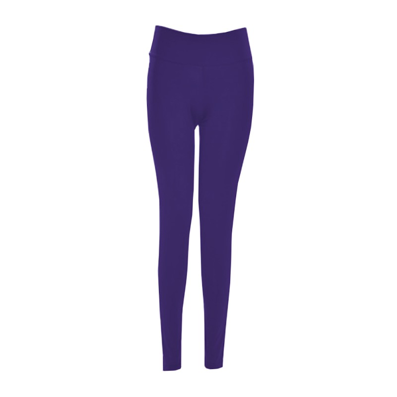 Women Candy Color Elastic High Waist Sport Yoga Pants Leggings