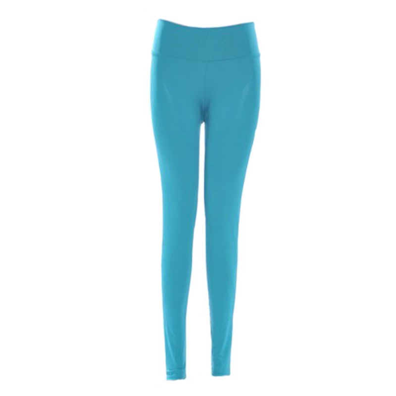 Women Candy Color Elastic High Waist Sport Yoga Pants Leggings