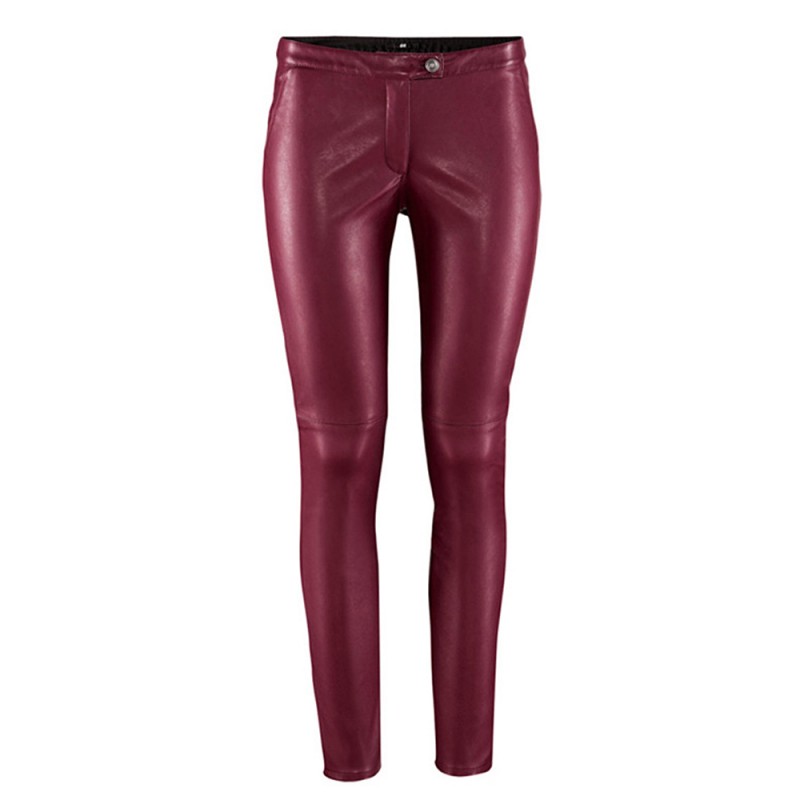 Sexy Slim Women Low Waist Tight PU Leather Legging...