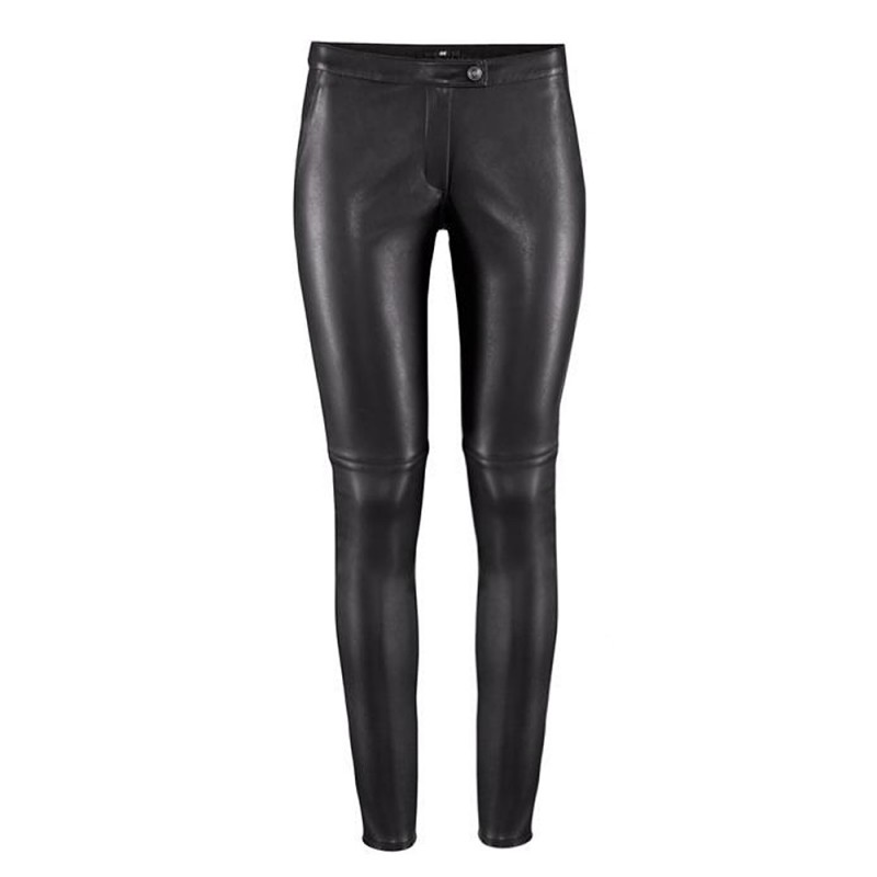 Sexy Slim Women Low Waist Tight PU Leather Leggings