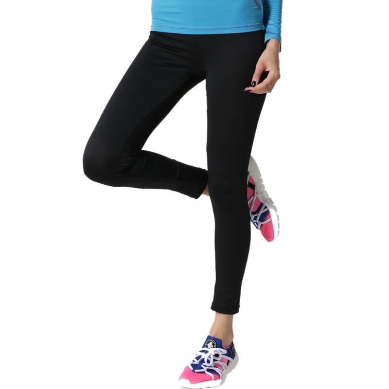 Sports Slim Black Elastic Legging For Women