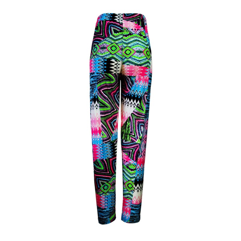 Women High Waist Fitness YOGA Sport Pants Printed Stretch Leggings