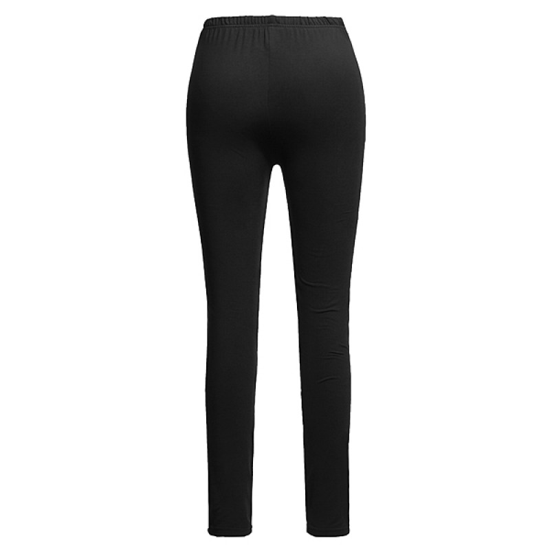 Zanzea Inferior Smooth Splicing PU Boots Pants Leggins