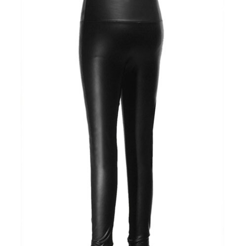 Women Fashion PU Leather Leggings Fashion High Waist Punk Leggings