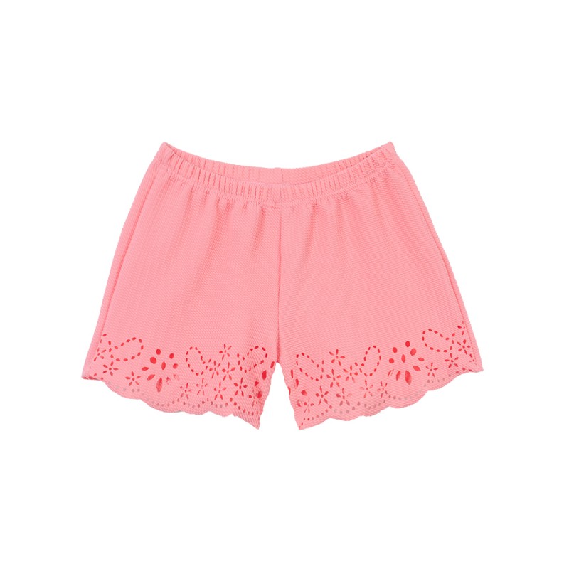 Sexy Casual Crochet Hollow Out Stretch Waist Shorts For Women