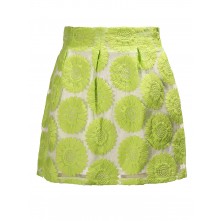 Zanzea Green Sunflower A-line Skirt