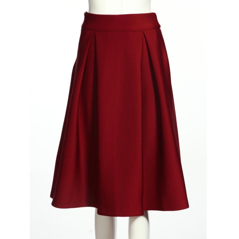 BG-impression Retro High Waist skirt Dress Skirts Sheds