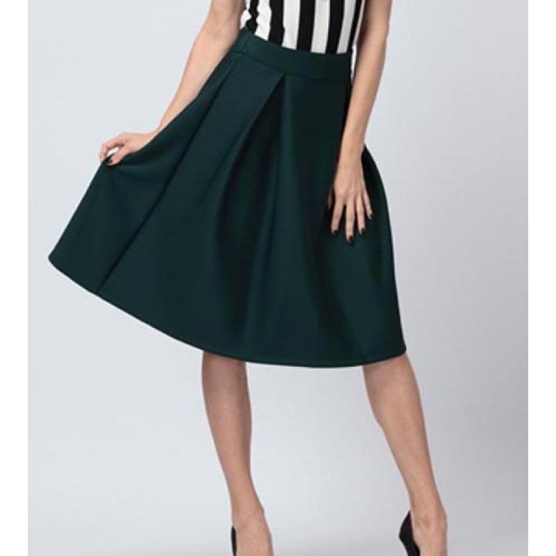 BG-impression Retro High Waist skirt Dress Skirts Sheds