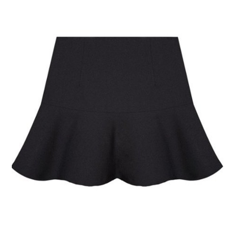 Women Pattern Chiffon Ruffles Short Skirts Ladies Ball Gown Skirt