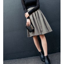 Elegant Solid Skirt