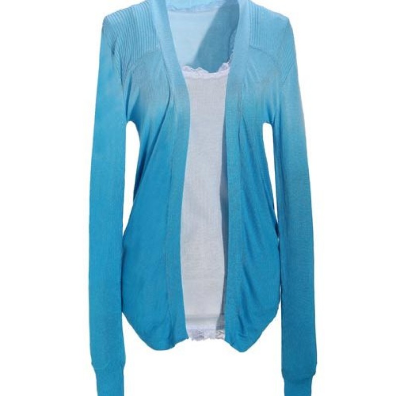 Long Sleeve Gradient Cardigan Knitted Sweater